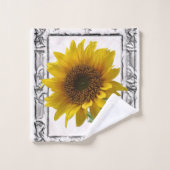 Badezimmer Handtuch Sets Sonnenblumen (Waschlappen)