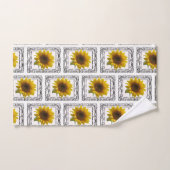 Badezimmer Handtuch Sets Sonnenblumen (Handtuch)