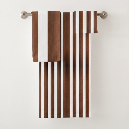 Badezimmer Handtuch Sets Streifen (Insitu)