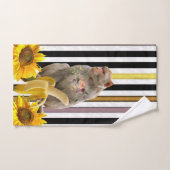 Badezimmer Handtuch Sets Streifen Affe (Handtuch)