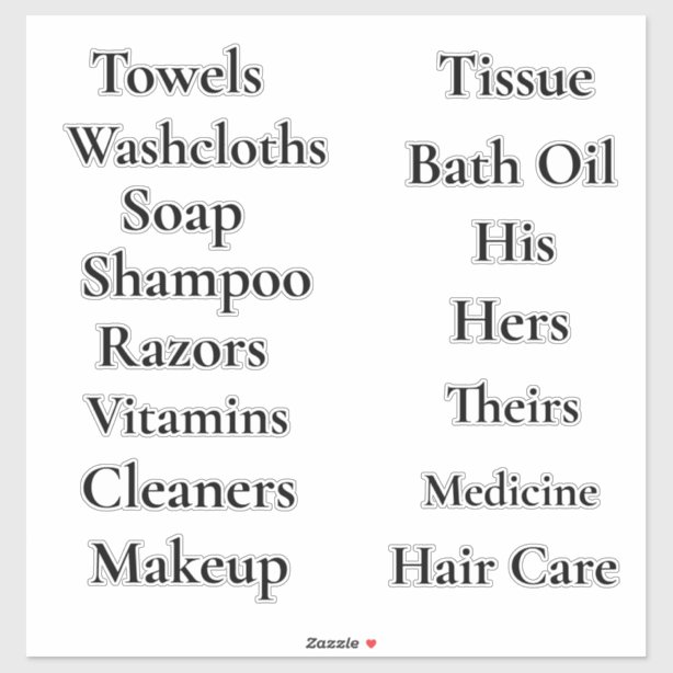 Badezimmer Aufkleber | Zazzle.de