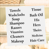 Badezimmer Kabine individuell anpassbarer Vinyl Aufkleber