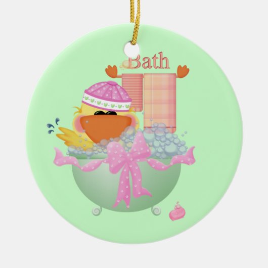 Badezimmer Keramik Ornament (Vorne)