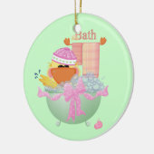 Badezimmer Keramik Ornament (Links)