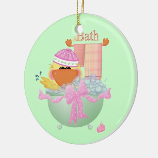 Badezimmer Keramik Ornament (Links)