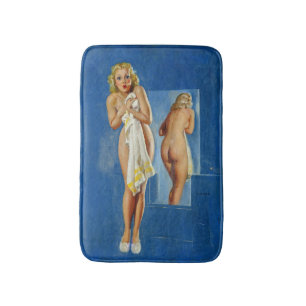 Badezimmer Pin Up Badematte