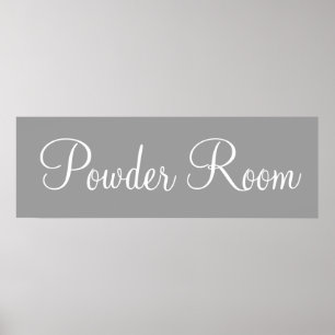 Badezimmer-Pulverraum-Wandkunstplakat-Druck-Dekor Poster