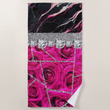 Badezimmer Räume Design Zuhause Schwarzer Glitzer