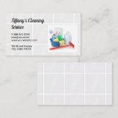 Badezimmer Tiles | Reinigungsartikel Visitenkarte (Vorne/Hinten)
