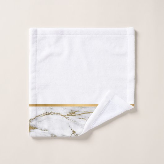 BADEZIMMER-TOWEL-SET "WHIRLMARBLE GOLD" BADHANDTUCH SET (Waschlappen)