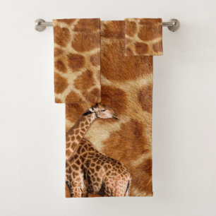 Badezimmer-Tuch-Set der Giraffen-1A Badhandtuch Set