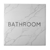 BADEZIMMER TÜR ZEICHEN FLIESE (Vorderseite)