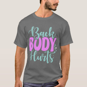 Badezimmer- und Körper-Schmerz-Klassik-T-Shirt T-Shirt