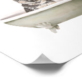 Badezimmer Wall Art, Deutscher Schäferhund in eine Poster (Ecke)