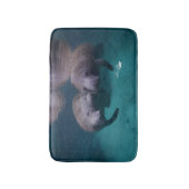 Badezimmermatte mit 2 Manatis-Freunden Badematte (Vorderseite Vertikal)