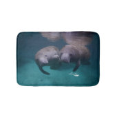 Badezimmermatte mit 2 Manatis-Freunden Badematte (Vorderseite)