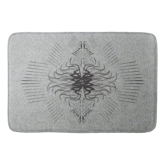 Badezimmermatte mit Duschmatte Badematte (Vorderseite)