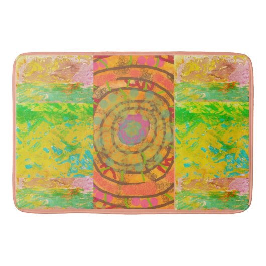 Badezimmerteppich - Aztekendesign Badematte (Vorderseite)