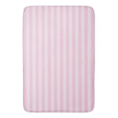 Badezimmerteppich mit rosa Streifen Badematte (Vorderseite Vertikal)