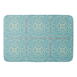 Badezimmerteppich "Old World Tile" im Fliesenmuste Badematte