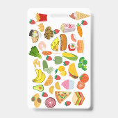 Badge Accessory (Cartoons & Food)  Ausweis (Rückseite)