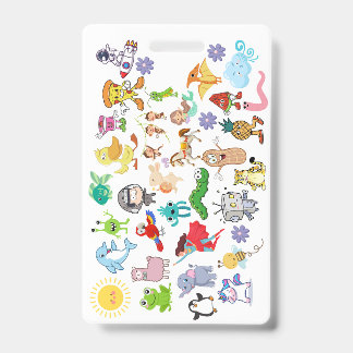 Badge Accessory (Cartoons & Food)  Ausweis