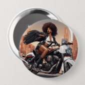 Badge Afro Button (Vorne & Hinten)