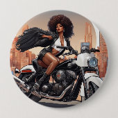 Badge Afro Button (Vorderseite)