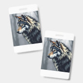 Badge  ausweis (Vorder- & Rückseite)