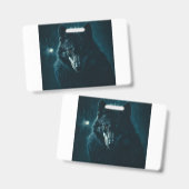 Badge  ausweis (Vorder- & Rückseite)