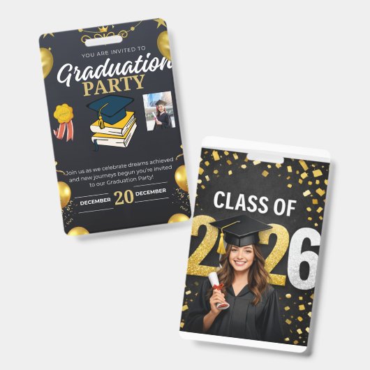 Badge Ausweis (Vorder- & Rückseite)