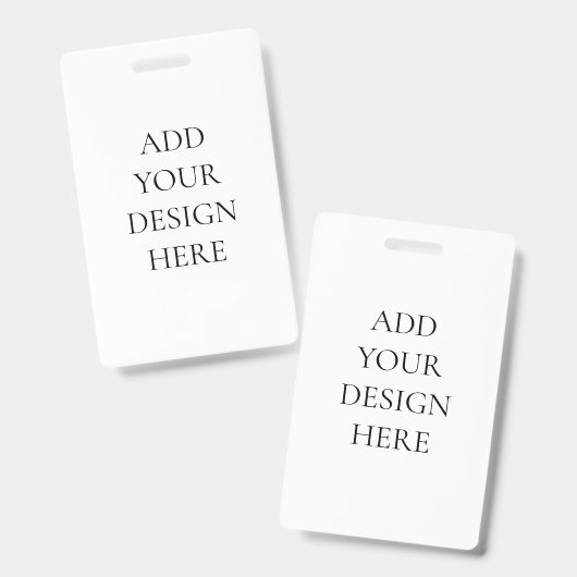 Badge Ausweis (Vorder- & Rückseite)