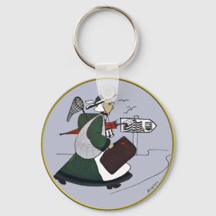 badge bécassine bretagne schlüsselanhänger