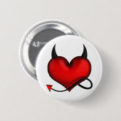 Badge devil heart button (Vorne & Hinten)