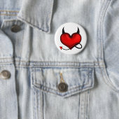 Badge devil heart button (Beispiel)
