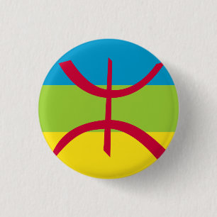 Badge drapeau berbère button