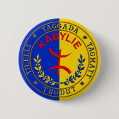 Badge Kabylie Libre & Laic. Button (Vorderseite)