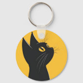 Badge keychain cat schlüsselanhänger (Vorderseite)