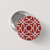 Badge Mosaic Andalusien Rouge ALHAMBRA Button (Vorne & Hinten)