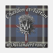 Badge Outlander Frankreich Magnet (Vorne)