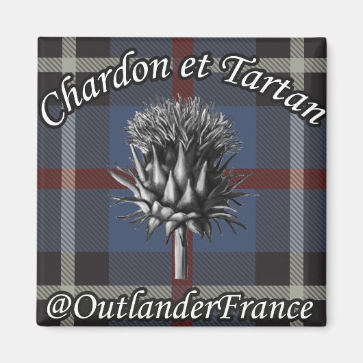 Badge Outlander Frankreich Magnet (Vorne)