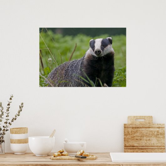 Badge Print Poster (Küche)