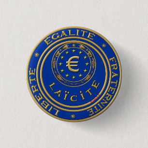 Badge rond, LAICITÉ Button