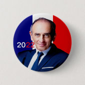 Badge rond, Zemmour 2022 Button (Vorderseite)