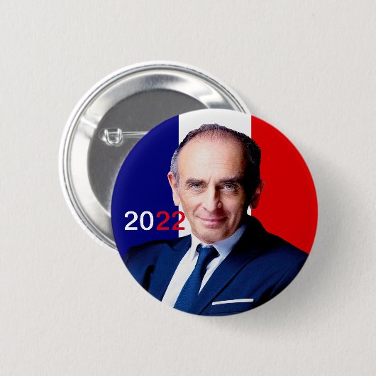 Badge rond, Zemmour 2022 Button (Vorne & Hinten)