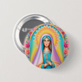 Badge Sainte Maria Button (Vorne & Hinten)