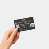 badge sécurité business badge corporate badge VIP! Ausweis (Handheld)