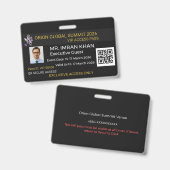 badge sécurité business badge corporate badge VIP! Ausweis (Front & Back)