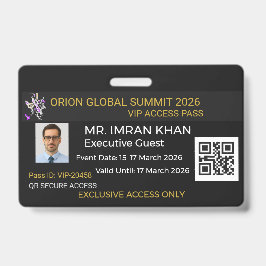 badge sécurité business badge corporate badge VIP! Ausweis