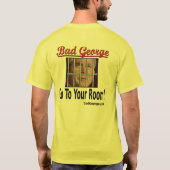 BadGeorge gelbe T T-Shirt (Rückseite)
